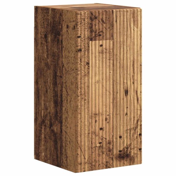 Комплект ТВ шкаф 3 pcs Старо дърво Инженерно дърво