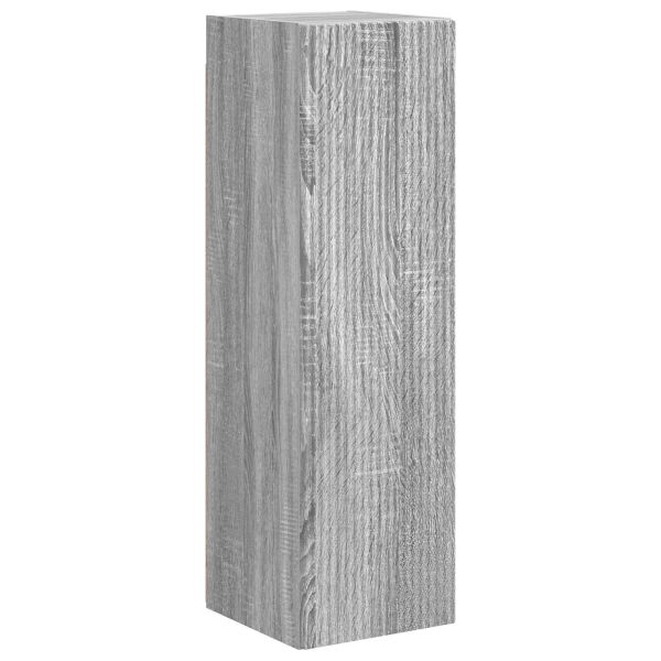 Комплект ТВ шкаф 4 pcs Сив Сонома Инженерно дърво