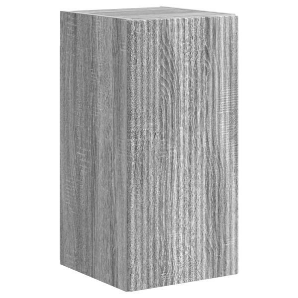 Комплект ТВ шкаф 4 pcs Сив Сонома Инженерно дърво