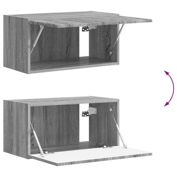 Комплект ТВ шкаф 4 pcs Сив Сонома Инженерно дърво