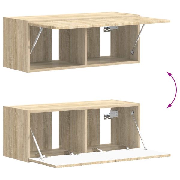 Комплект ТВ шкаф 6 pcs Сонома дъб Инженерно дърво