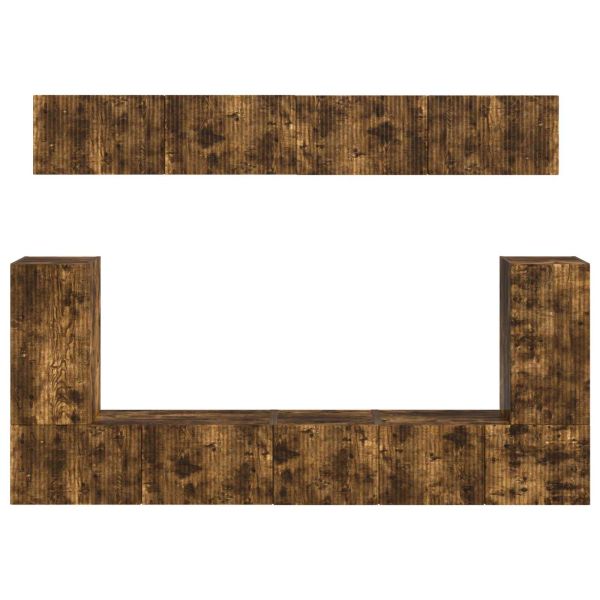 Комплект ТВ шкаф 5 pcs Димян дъб Инженерно дърво