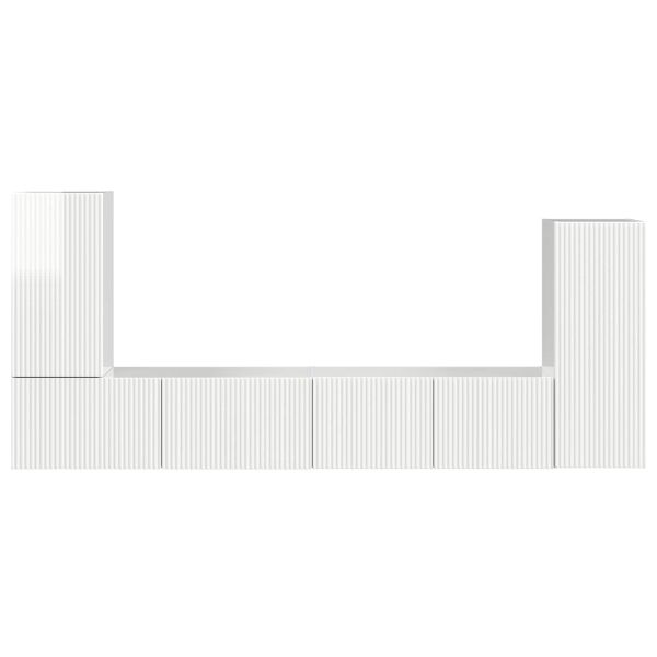 4 pcs Лъскаво бяло