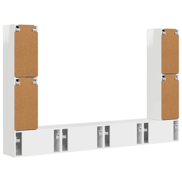 4 pcs Лъскаво бяло