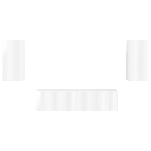 2 pcs Лъскаво бяло