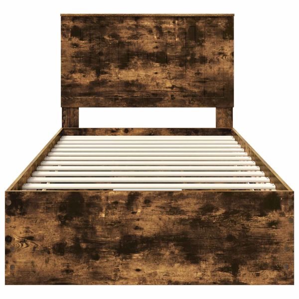 Рамка за легло Димян дъб 100 x 200 cm Инженерна дървесина
