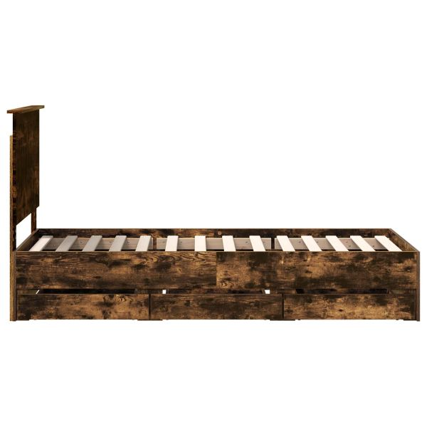Рамка за легло Димян дъб 75 x 190 cm Инженерна дървесина