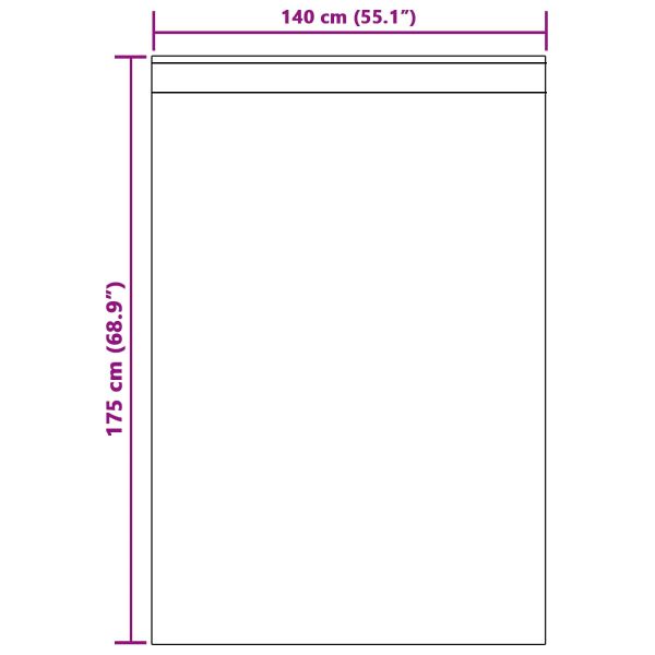 Затъмняващи завеси 2 pcs Тъмен розов 140 x 175 cm Кадифе