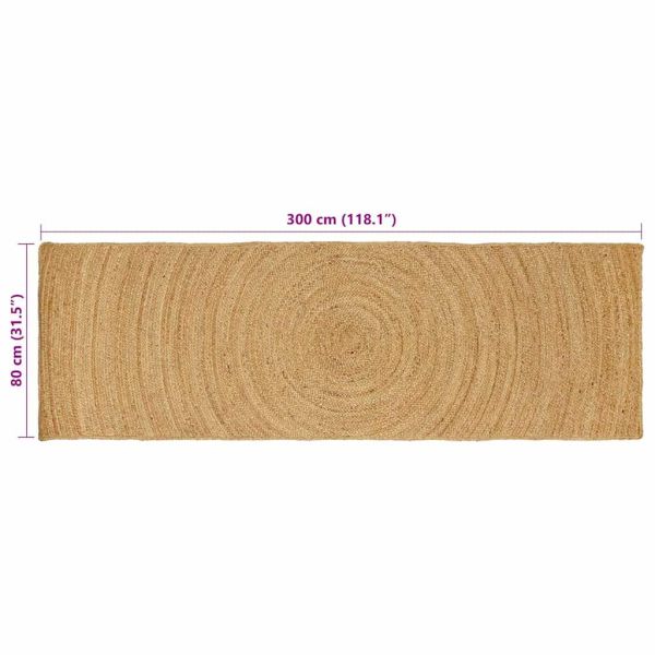 Килими за помещение Кафяво 80 x 300 cm юта