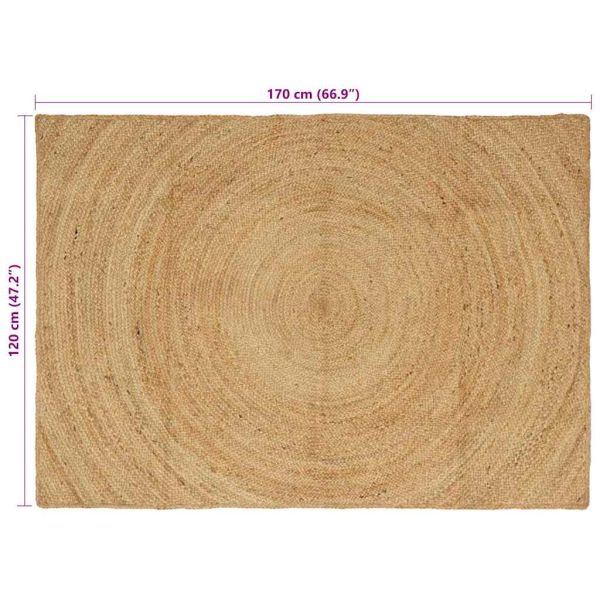 Килими за помещение Кафяво 120 x 170 cm юта