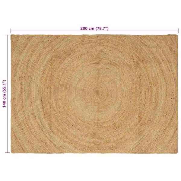 Килими за помещение Кафяво 140 x 200 cm юта