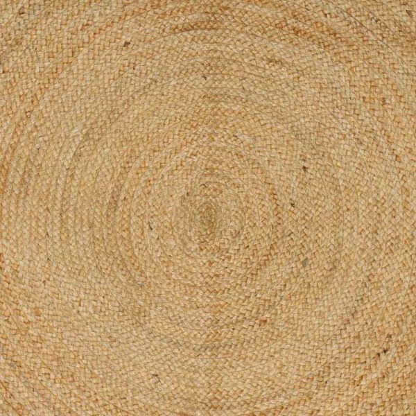 Килими за помещение Квадратна Кафяво 200 x 200 cm юта