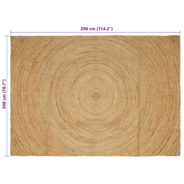 Килими за помещение Кафяво 200 x 290 см юта
