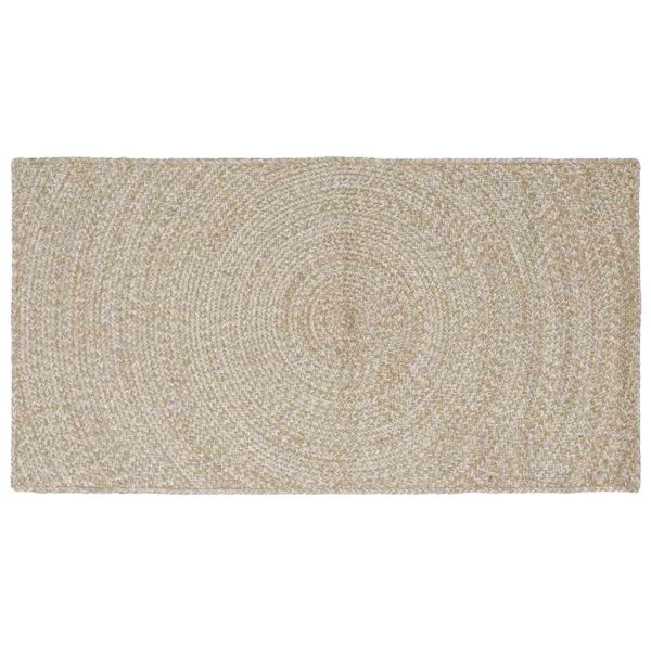 Килим Естествено и бяло 80 x 150 cm юта