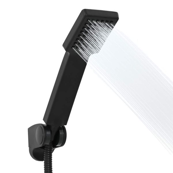 Комплект душова глава Черно G 1 / 2 инча