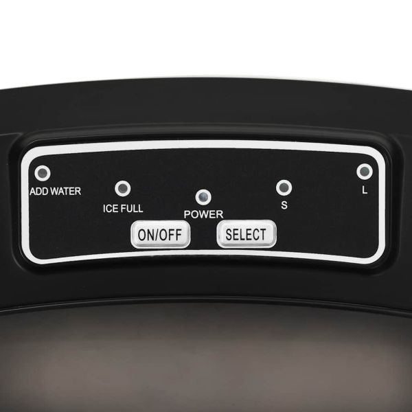 Ледогенератор, черен, 2,4 л, 15 кг/24 часа