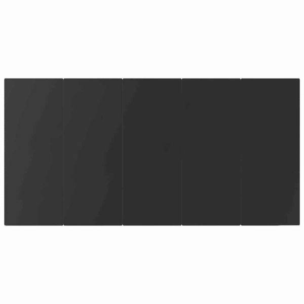 Комплект за хранене в градината 7 pcs Сив полиратан