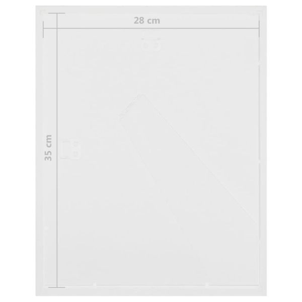 3D кутия фоторамки 3 бр бели 28x35 см за 4x(10x15 см) снимки