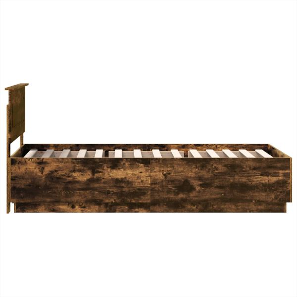 Рамка за легло с таблото Димян дъб 90 x 190 cm Инженерно дърво