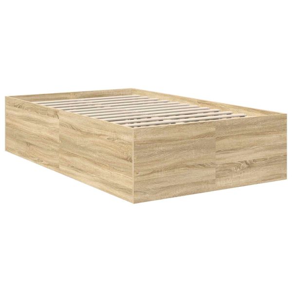 Рамка за легло Сонома дъб 120 x 190 cm Инженерно дърво