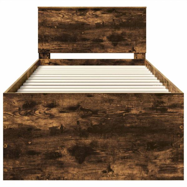 Рамка за легло с таблото Димян дъб 90 x 190 cm Инженерно дърво