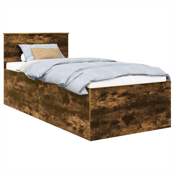 Рамка за легло с таблото Димян дъб 90 x 200 cm Инженерно дърво