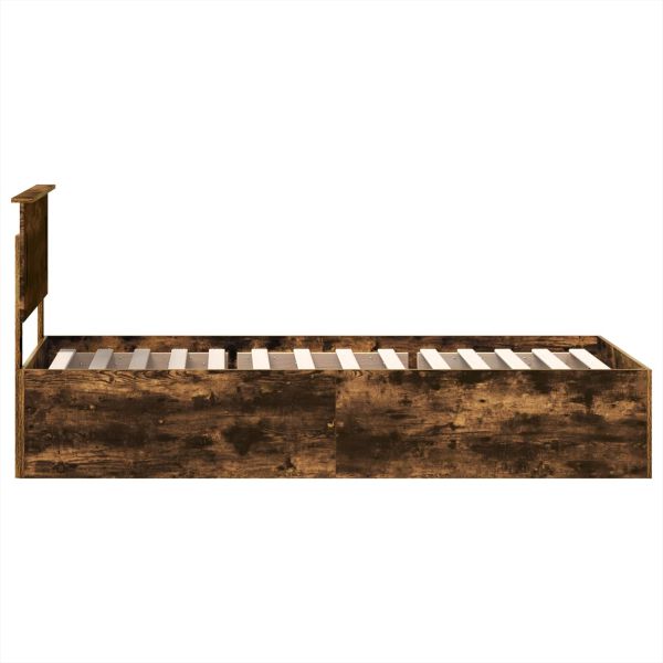 Рамка за легло с таблото Димян дъб 120 x 200 cm Инженерно дърво