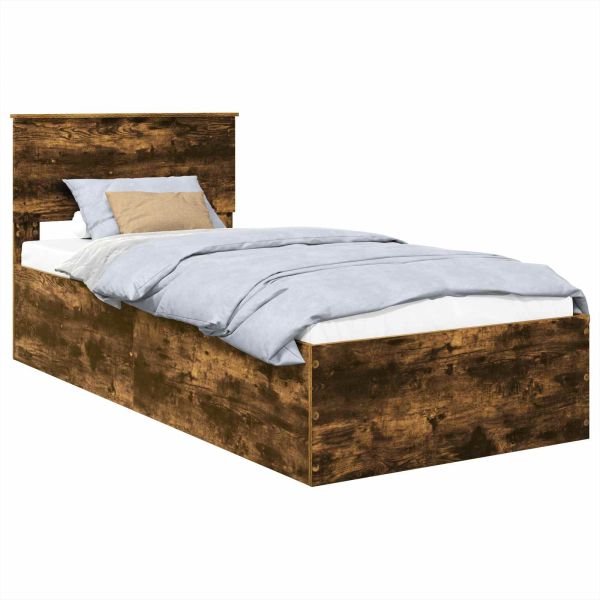 Рамка за легло с таблото Димян дъб 90 x 200 cm Инженерно дърво