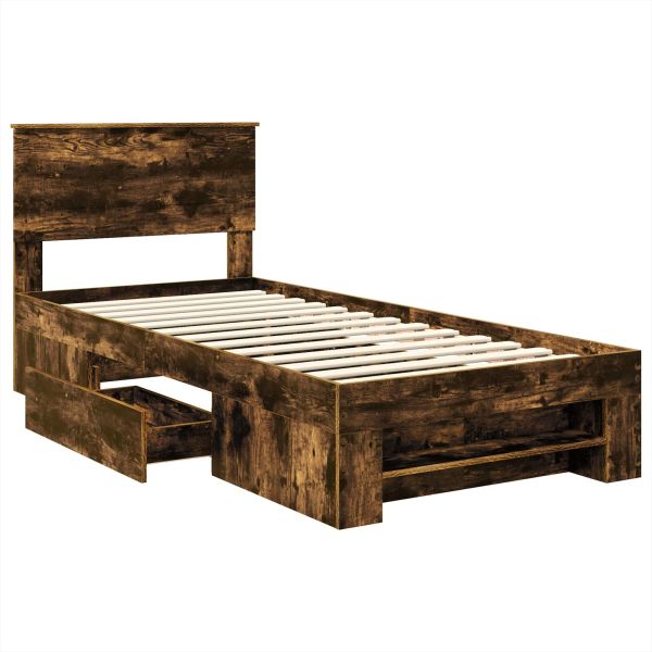 Рамка за легло с таблото Димян дъб 100 x 200 м Инженерно дърво