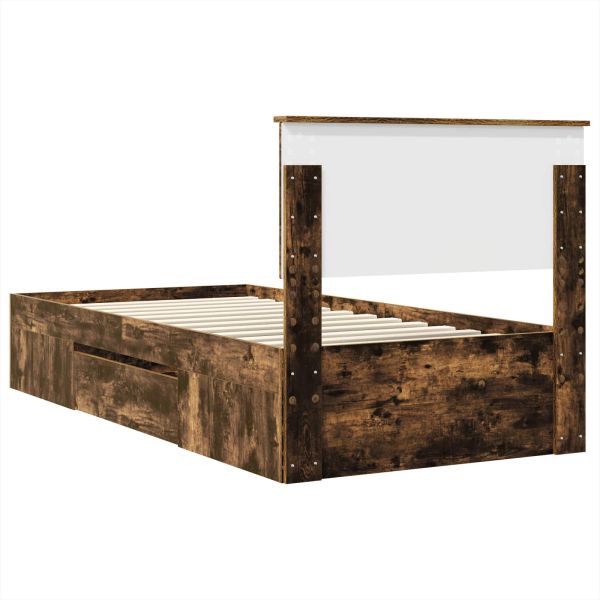 Рамка за легло с таблото Димян дъб 80 x 200 cm Инженерно дърво