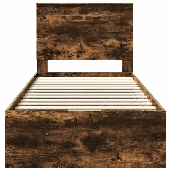Рамка за легло Димян дъб 100 x 200 cm Инженерна дървесина