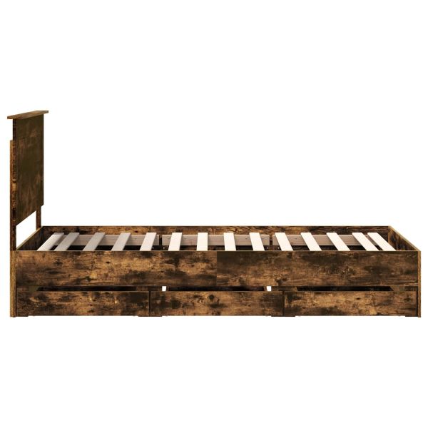 Рамка за легло Димян дъб 75 x 190 cm Инженерна дървесина