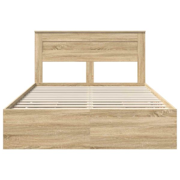 Рамка за легло Сонома дъб 150 x 200 cm Инженерна дървесина