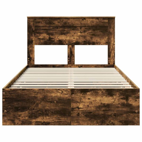 Рамка за легло Димян дъб 120 x 200 cm Инженерна дървесина