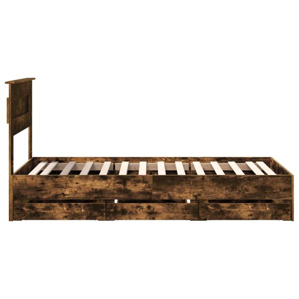 Рамка за легло Димян дъб 90 x 190 cm Инженерна дървесина