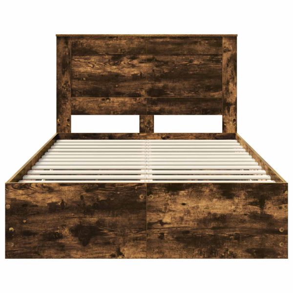 Рамка за легло Димян дъб 120 x 200 cm Инженерна дървесина
