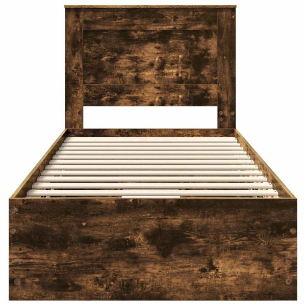 Рамка за легло Димян дъб 100 x 200 cm Инженерна дървесина