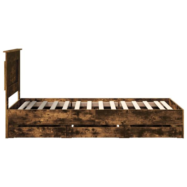 Рамка за легло Димян дъб 75 x 190 cm Инженерна дървесина