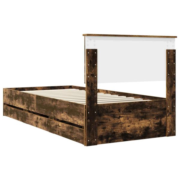 Рамка за легло Димян дъб 90 x 200 cm Инженерна дървесина