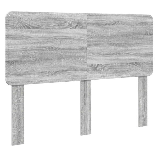 Рамка за легло Сив Сонома 140 x 190 cm Инженерна дървесина