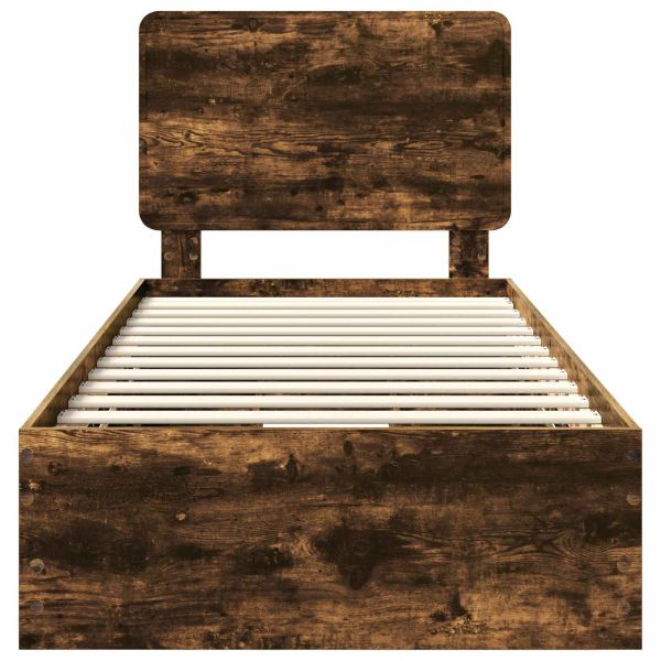 Рамка за легло Димян дъб 90 x 190 cm Инженерна дървесина