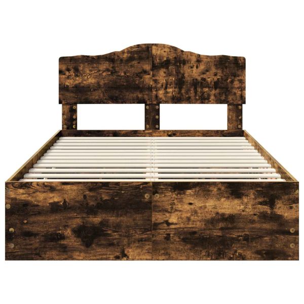 Рамка за легло Димян дъб 120 x 200 cm Инженерна дървесина