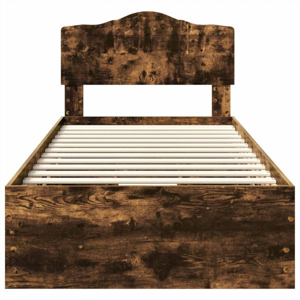 Рамка за легло Димян дъб 75 x 190 cm Инженерна дървесина