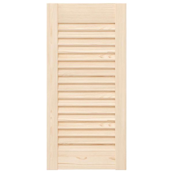 Врата на шкафа с извит дизайн 61,5x29,5cm масивна дървесина бор