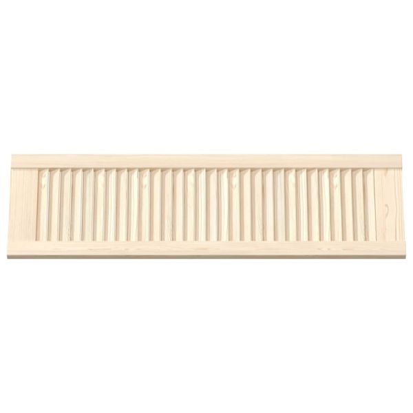 Врати за шкафове с лустросан дизайн 4 бр. масивна дървесина бор