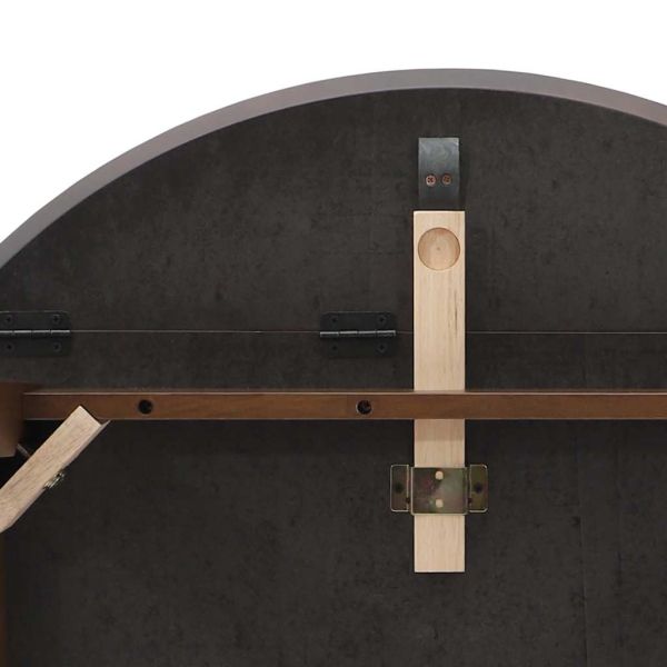 Трапезна маса Кафява масивна дървесина Каучук