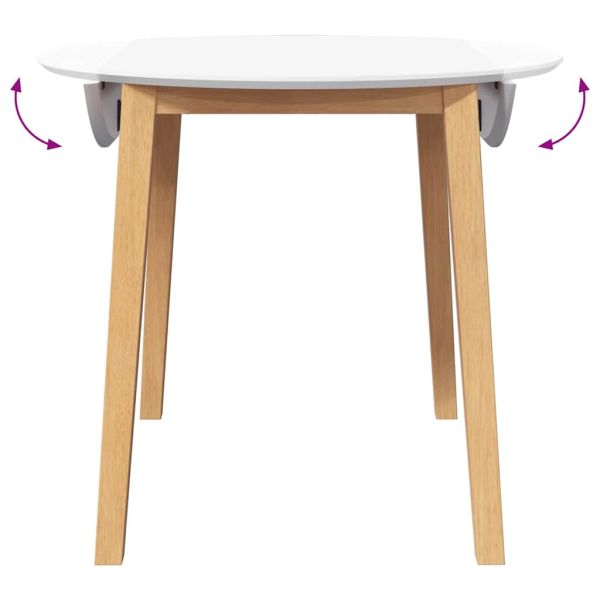 трапезна маса естествено масивно дърво гума