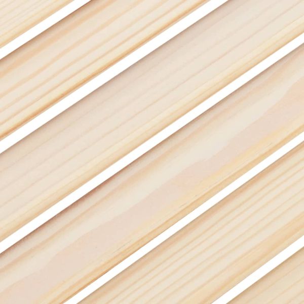 Люлеещи се врати Louvred Design 1-Pair масивна дървесина бор