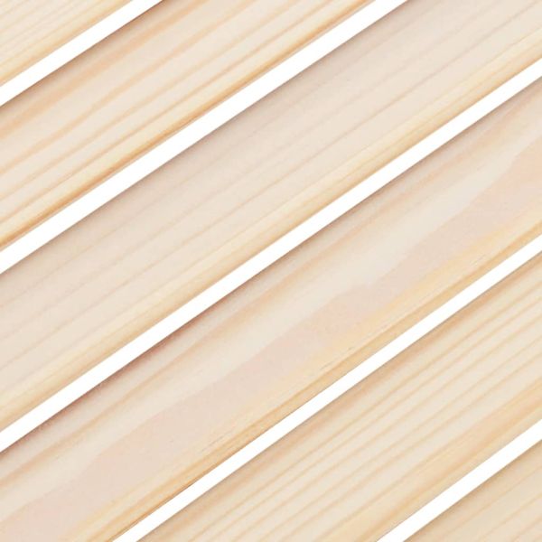 Люлеещи се врати Louvred Design 2-Pair масивна дървесина бор