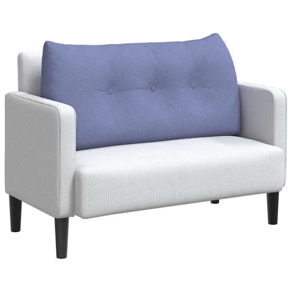 Възглавница за гръб Дънково син 100 x 24 x 50 см текстил